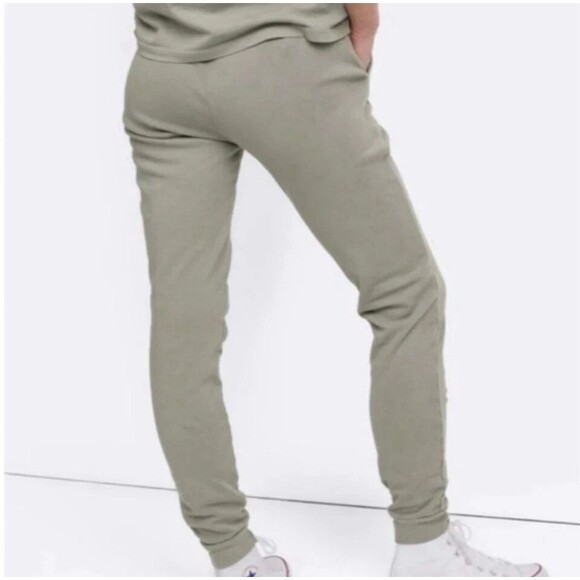MATE‎ THE LABEL WOMEN'S PLUS SAGE GREEN ORGANIC COTTON TERRY JOGGERS SZ 3X NWT - Picture 5 of 6